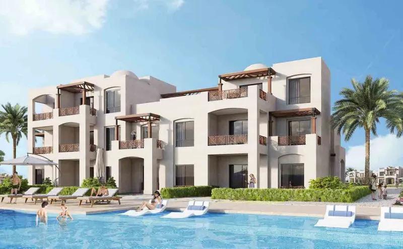 2-bedroom apartment 91 m. landscape view. in Makadi Heights Hurghada