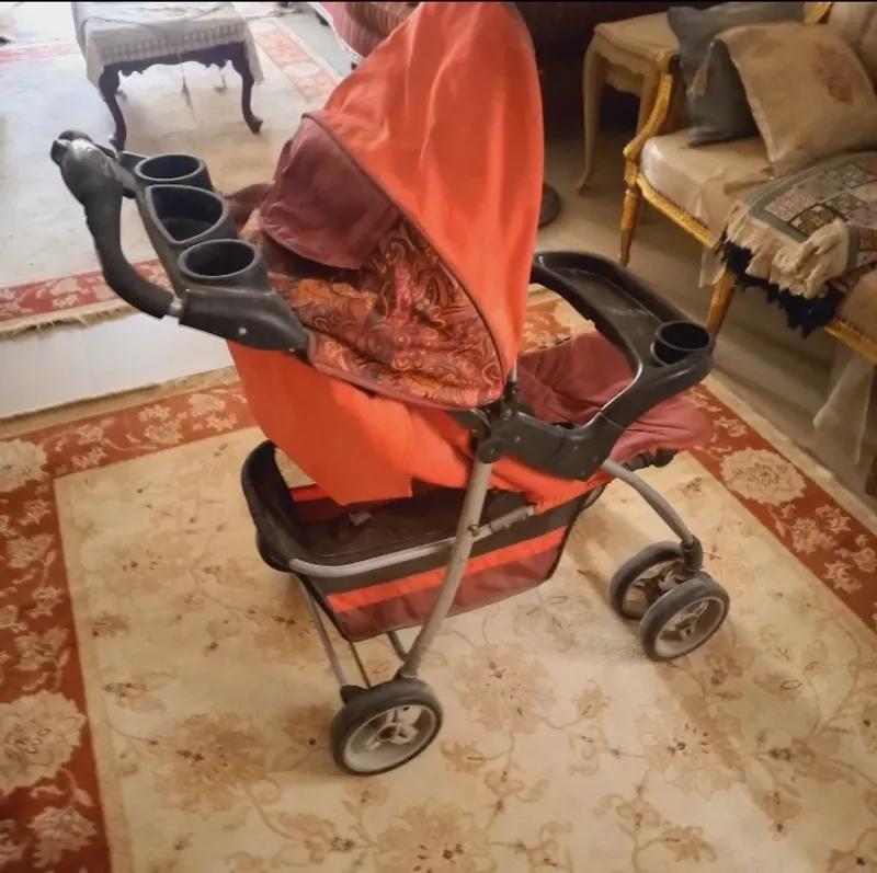 عربة اطفال ماركة جونيور وارد السعودية بحالة ممتازة