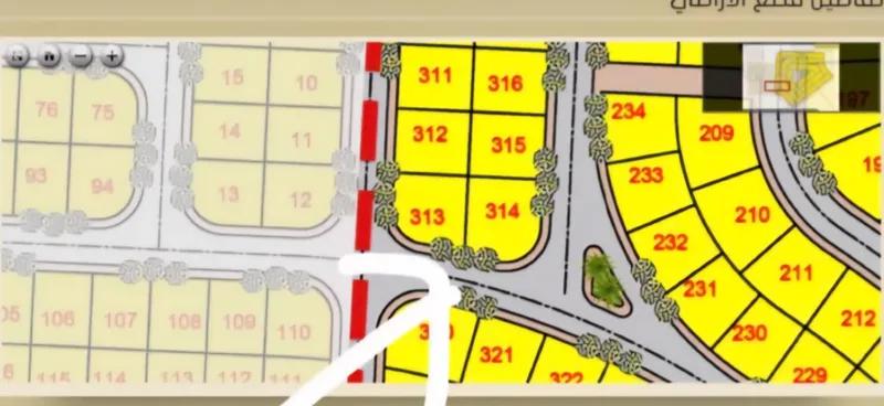 للبيع ارض بيت الوطن المرحله العاشره منطقة العاشر من رمضان