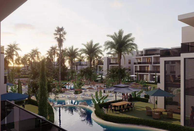 شقة غرفة و صالة 85 متر ب One 7 بطريق القرى بالغردقة