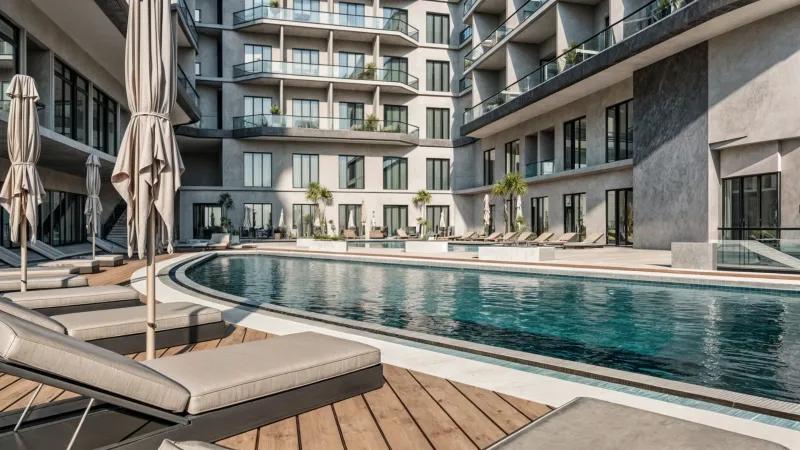 استوديو 55 متر فى Panorama Hills Resort بالغردقة