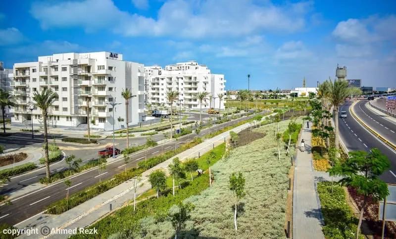 شقه غرفتين ١٤٠ متر في كومبوند مزارين بمدينة العلمين الجديده