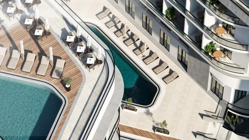 شقه فيو حمام سباحه في الغردقه البحر الاحمر مساحتها 55 متر