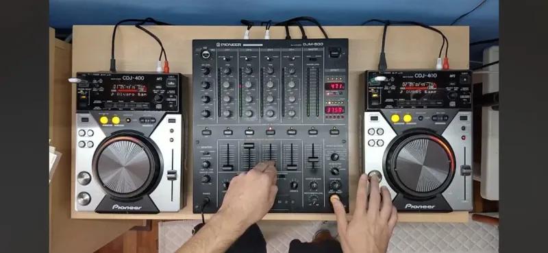 Dj pioneer cdj400&mixer 500 pioneer