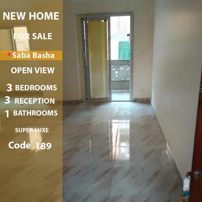 شقة للإيجار 115م سابا باشا