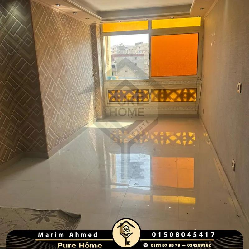 شقة للبيع 120 م - محرم بك - متفرع من شارع منشا