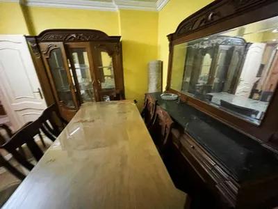 سفرة أنتيك غرفة كاملة 8 كراسي وبوفيه ونيش في فيصل, الجيزة - 16,000 EGP