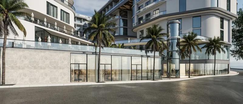 استوديو 40م تشطيب الترا سوبر لوكس إطالة علي حمام السباحة والبحر