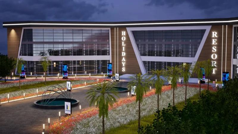 شقة غرفة و صالة 75 متر بروف خاص تطل على حمام السباحة