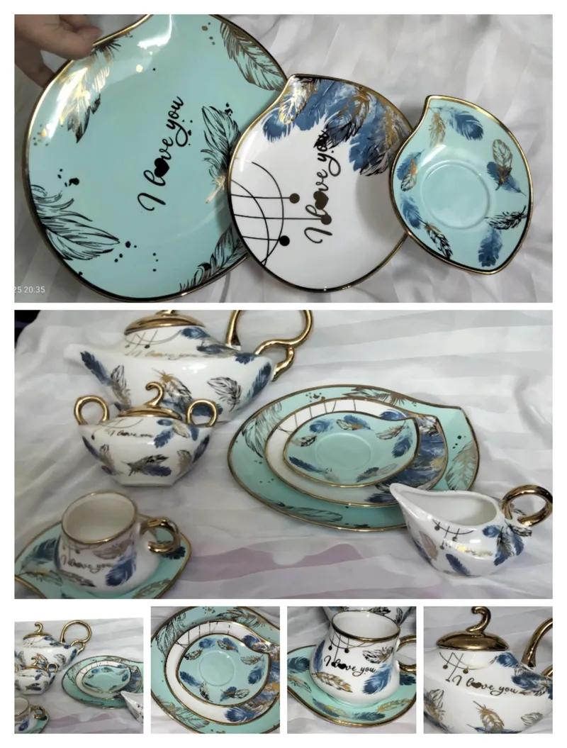 طقم شاي وجاتوه جديد