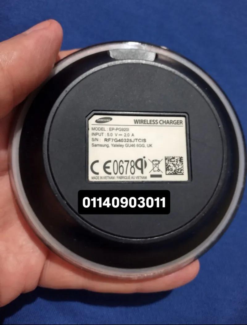 شاحن وايرليس سامسونج إصلي سريع مستعمل وارد اوربي المكان امبابة فقط