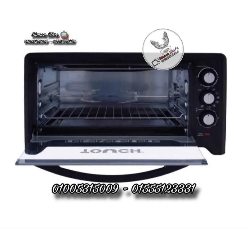 فرن كهربائي 50 لتر چامبوا تاتش الزنوكي أسود بالشواية جديد