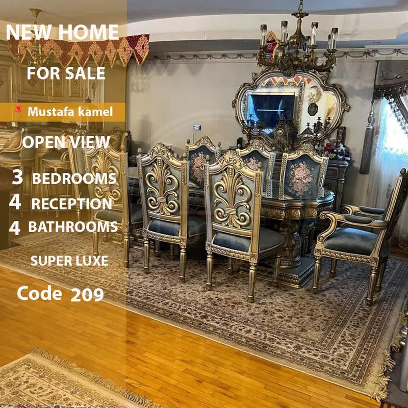 شقه 345م للبيع بمصطفى كامل