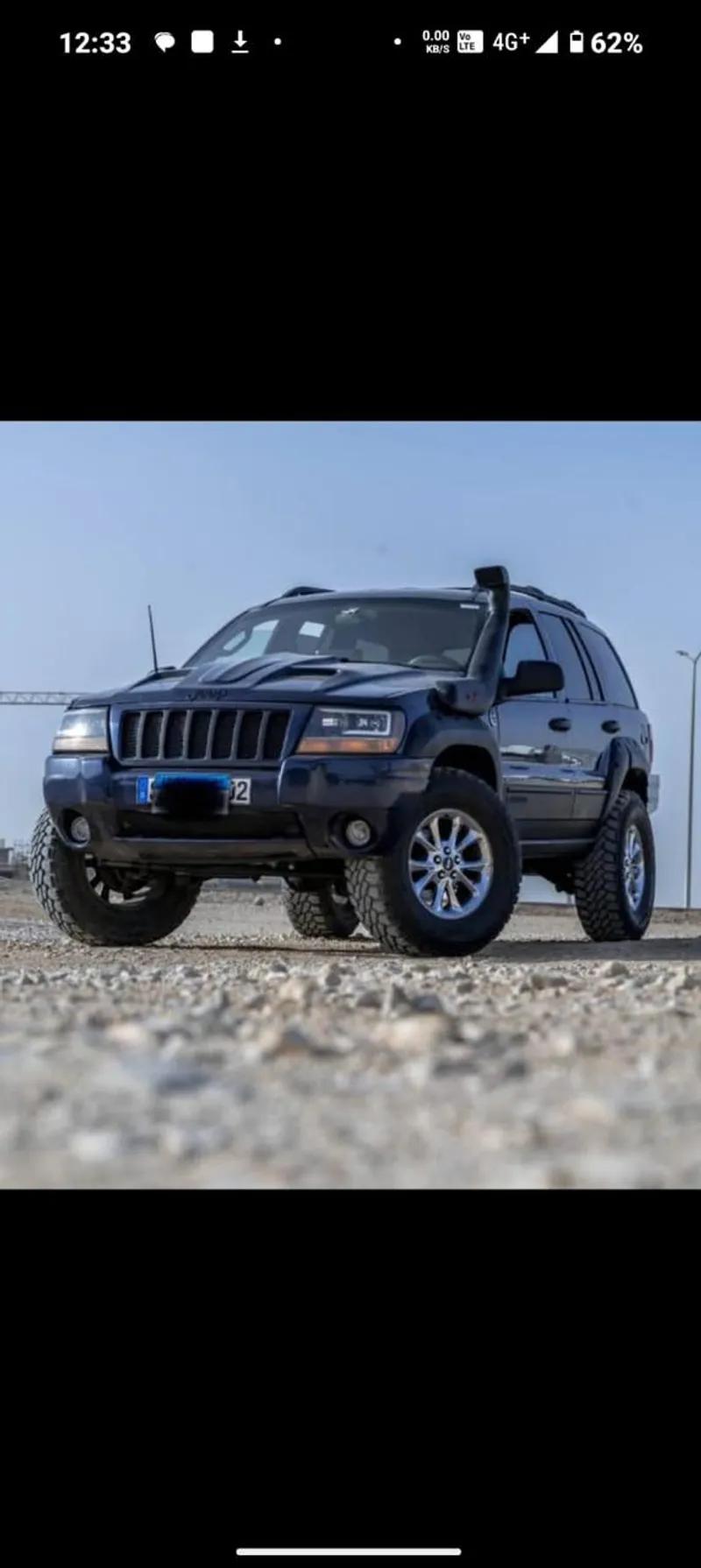 عربيه جيب جراند شيروكي ممتازه جداااا