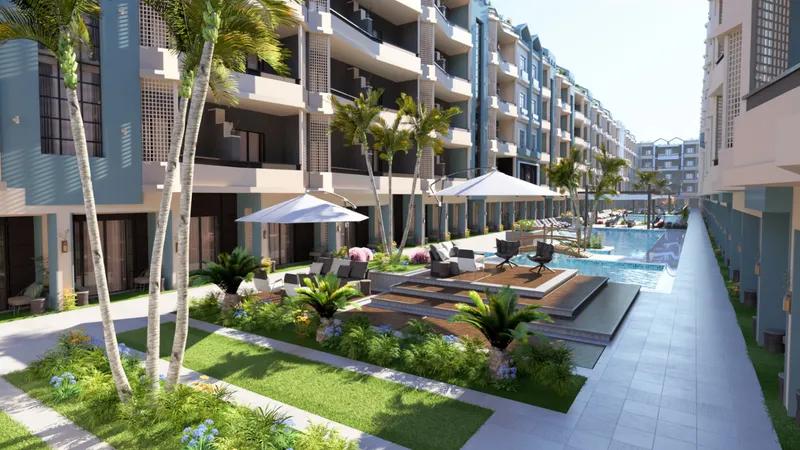 شقة غرفة نوم أرضية 70م² إطلالة على المسبح