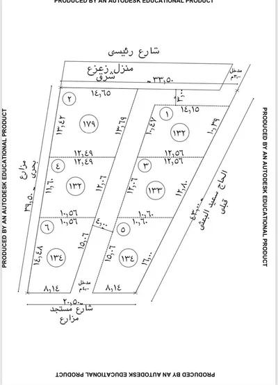 أرض سكنية للبيع في الباجور