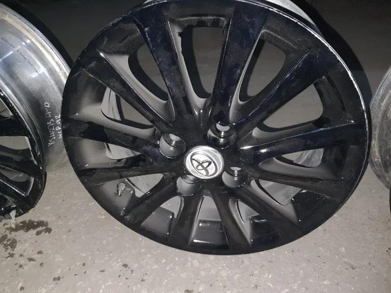 طقم جنط تويوتا استيراد ياباني مقاس ١٥ أبعاد ٤ ١٠٠