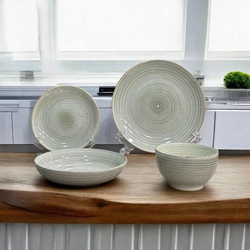 طقم عشاء 24 قطعه مستورد