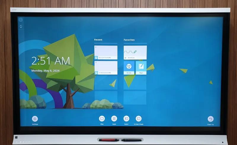 شاشة تفاعلية 75 بوصة براند امريكي SMART