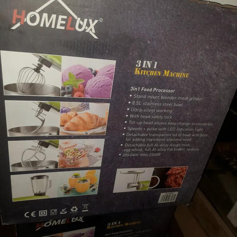 3x1 (عجان..خلاط..مفرمه) من شركه Homelux