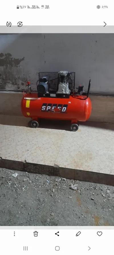 كمبروسر ٢٠٠ لتر موتور ٤ حصان ملفات نحاس كسر الزيرو بيشحن في في دمياط الجديدة, دمياط - 14,500 EGP