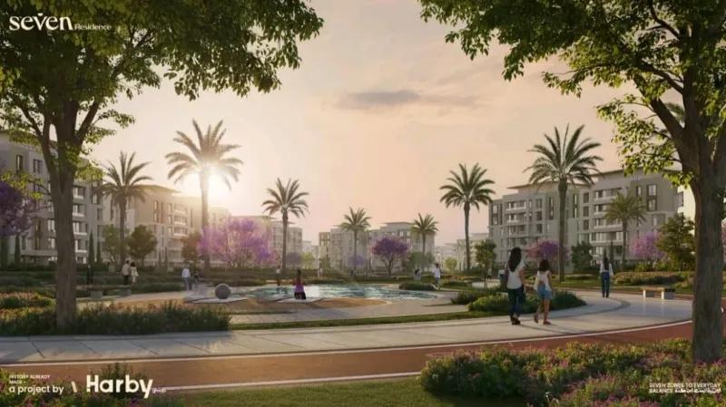 شقة للبيع في كمبوند سفن seven residence ل شركة حربي جروب