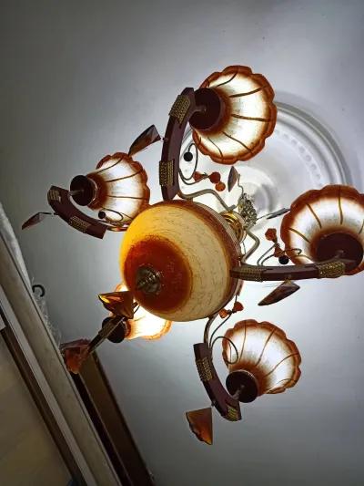 نجفه كلاسيك 5 لمبه وطبق استعمال بسيط بحالتها في طنطا, الغربية - 800 EGP