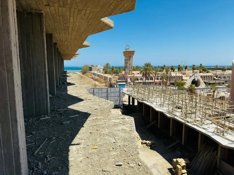 شقة 88م بإطلالة على المسبح في قلب الغردقة