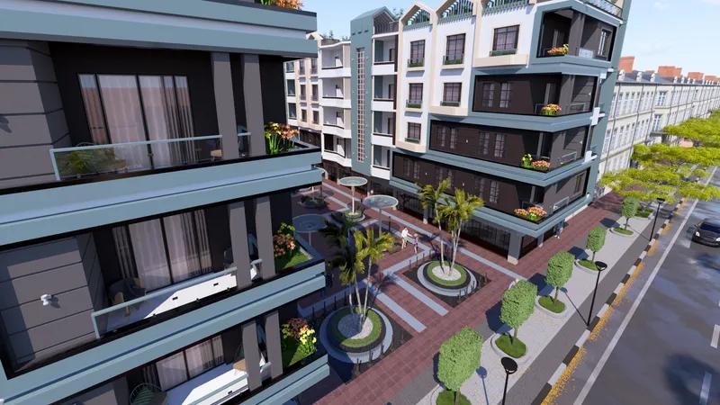 شقة ستوديو 40م للبيع في الغردقة على الممشى السياحي