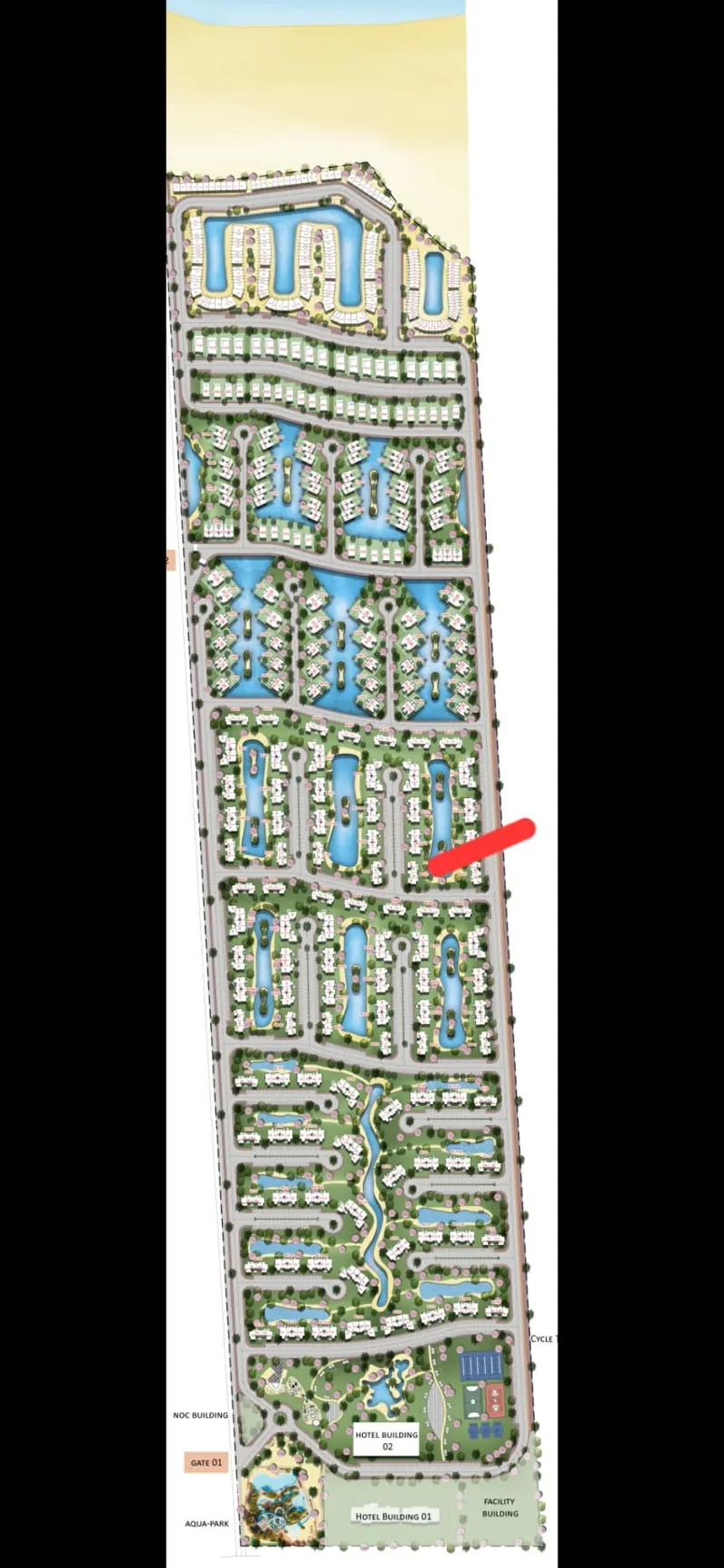 شاليه للبيع - بخسارة ٥٠٠ الف من المدفوع-هاسيندا ووترز