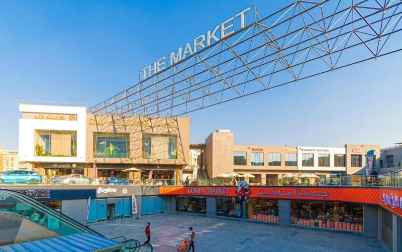 للايجار محل تجاري في اقوي المولات التجاريه مول THE MARKET