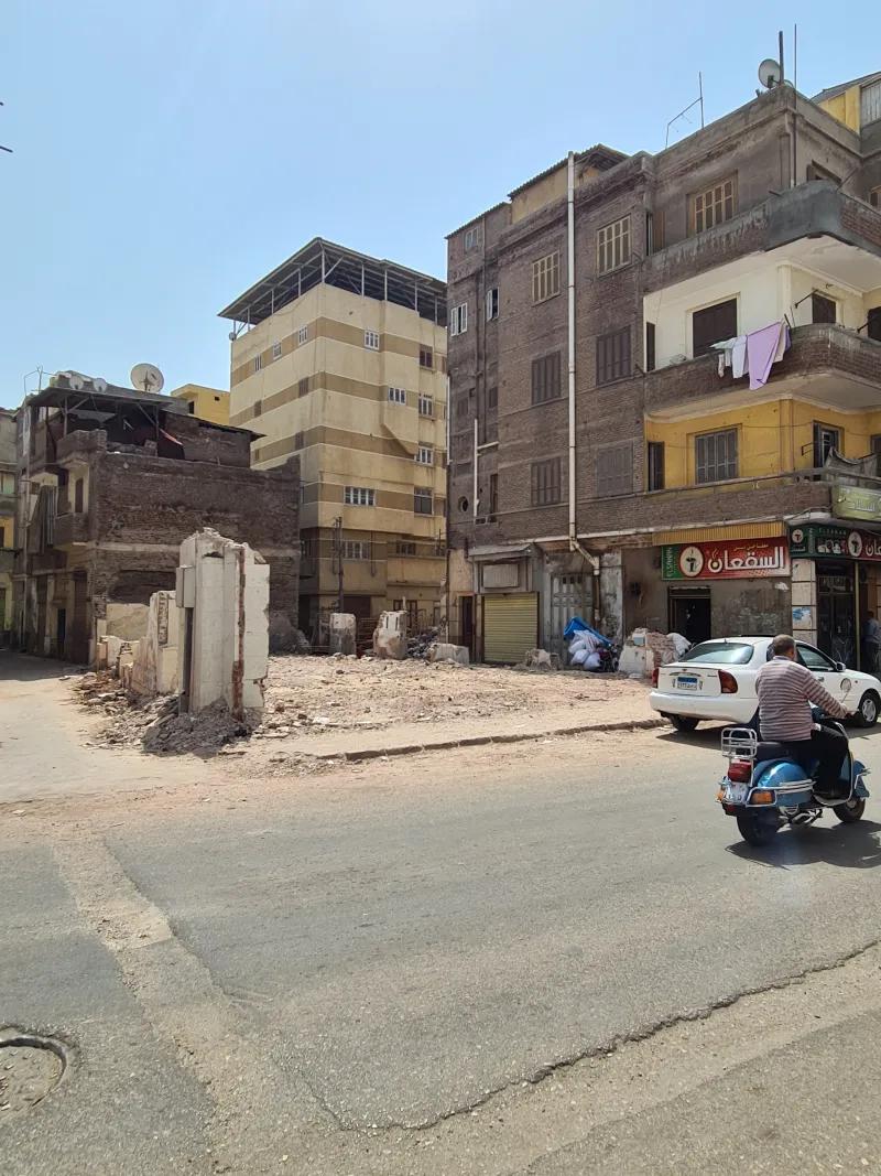 للبيع أرض مبانى مسجلة بدمياط سوق الحسبة فى وسط المدينة