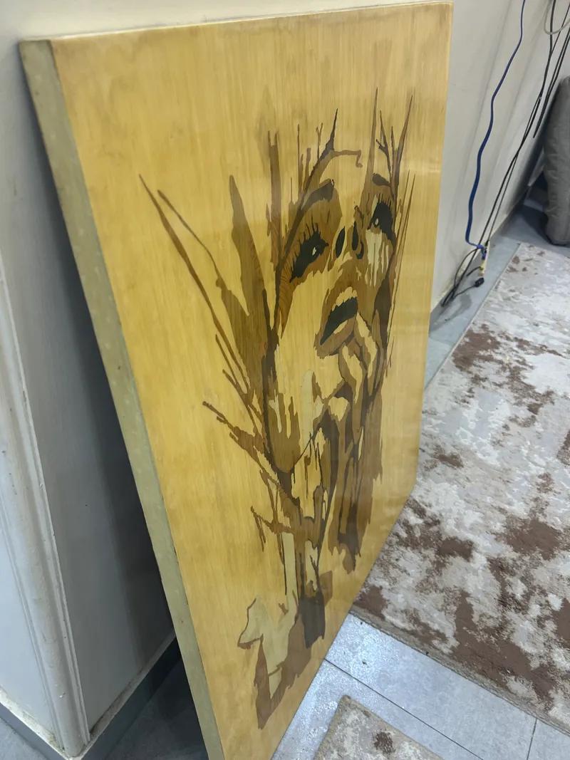 تابلوه طباعه خشب