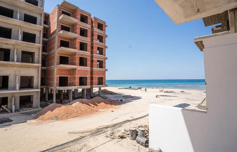 Sea View Studio in a Beachfront Resort in Hurghada