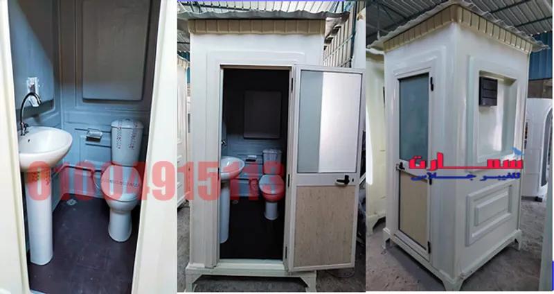مصنع حمامات متنقلة فيبر جلاس حمام جاهز للبيع