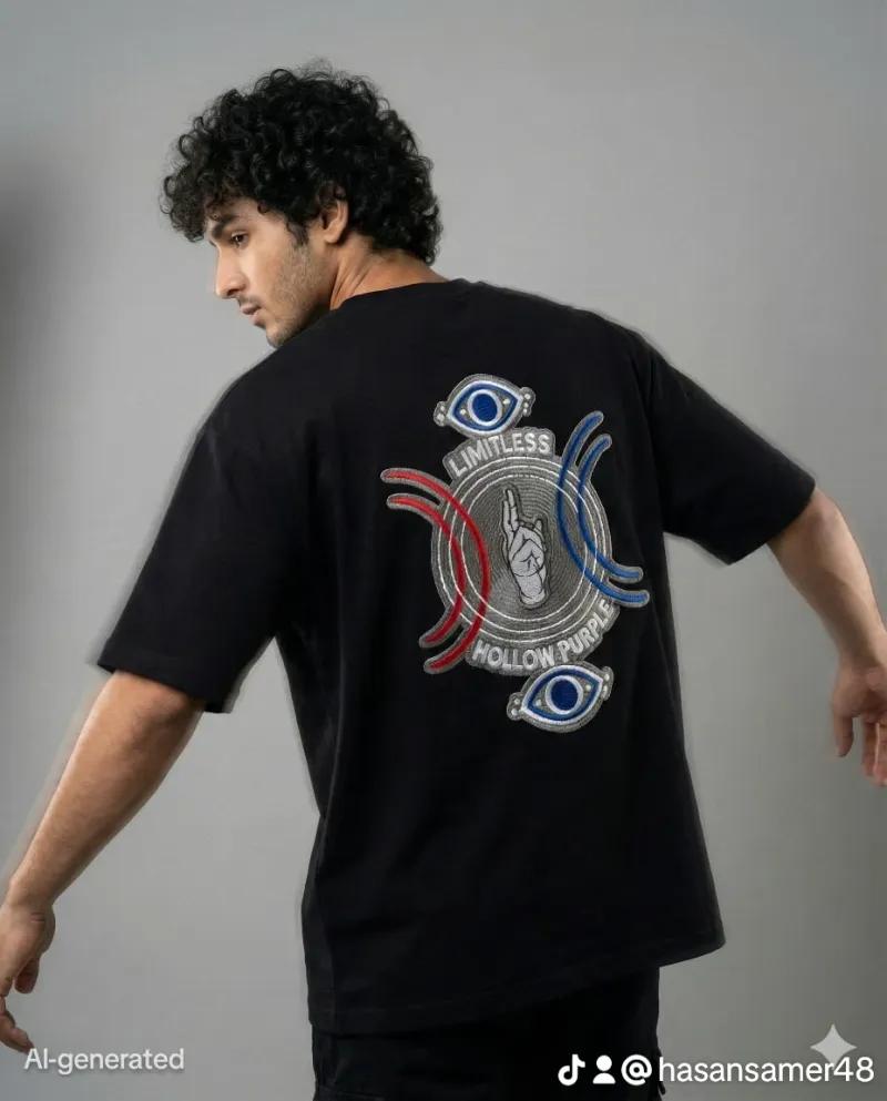 تيشرت اوفر سايز قطن 100%