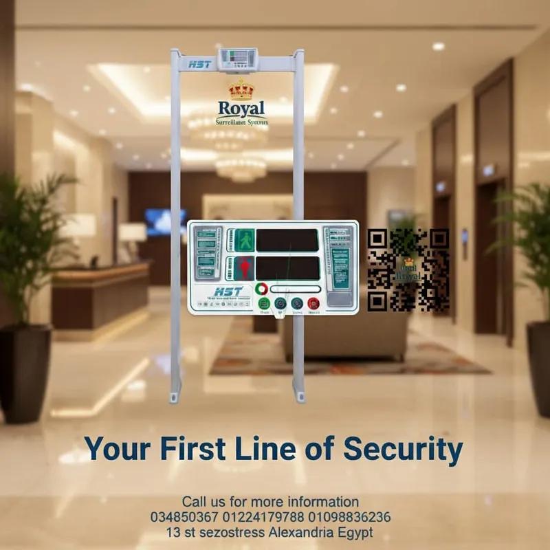 الأمان الأساسي: بوابة الكشف عن المعادن (6 منطقة)