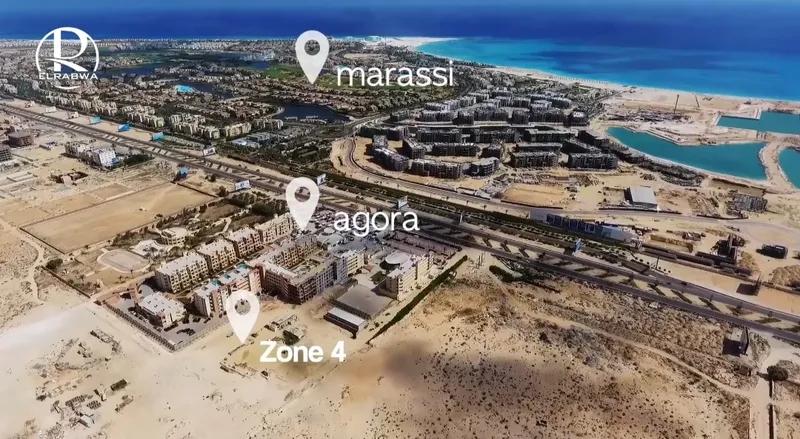 للبيع ريسيل بقرية اجورا شاليه 85م