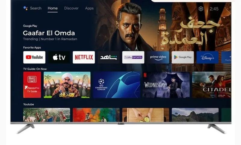 شاشة فريش أندرويد وسمارت وبلوثوت وريسفر داخلى فريم ليس أوامر صوتية