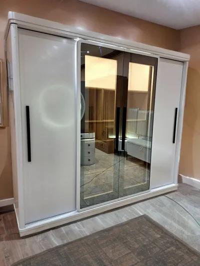 غرفة نوم حديثة خشب كونتر وزان كاملة بالمرايا سرير160 دولاب260 في دمياط, مدينة دمياط - 40,000 جنيه