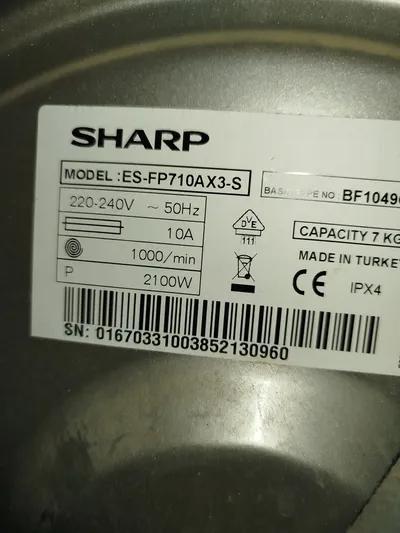 غسالة شارب ٧ كيلو فول اوتوماتيك في الجيزة, 6 أكتوبر - 12,000 جنيه