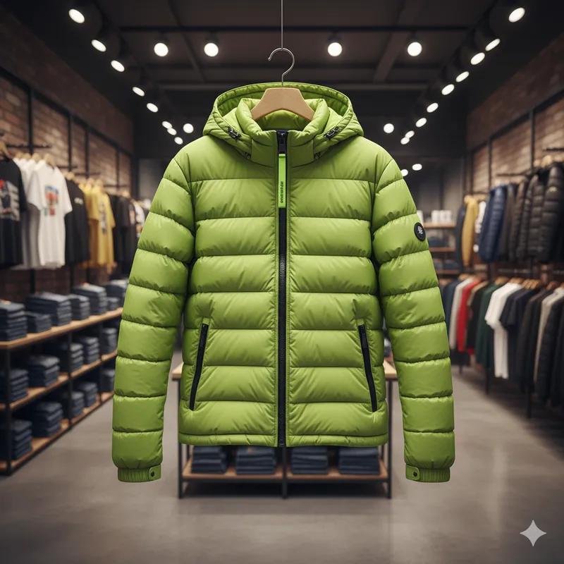 "الجاكيت الأخضر اللي خلّى الشتوية تبكي من السنة دي 🔥"