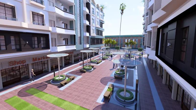 استوديو 38 متر view POOL ب HURGHADA HEIGHTS بالغردقة .