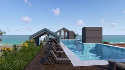 the hurghada heights بالممشى السياحى بالغردقة in البحر الأحمر, الغردقة - 2,295,000 EGP