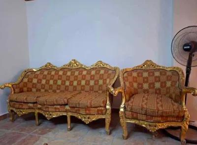 صالون جمهورية مذهب اصلي ذهب فرنساوي حالة جيدة جدا في القاهرة, الأميرية - 3,000 جنيه