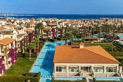 شقة غرفه وصاله 89 متر + رووف 46 متر pool view بفيراندا بسهل حشيش in البحر الأحمر, سهل حشيش - 8,359,000 EGP