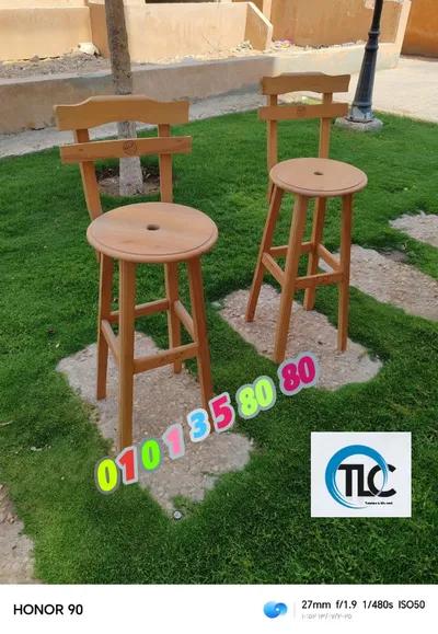كراسى بار خشب زان من تميمة*** Phone number removed ***0 في القاهرة, القاهرة الجديدة - 699 جنيه