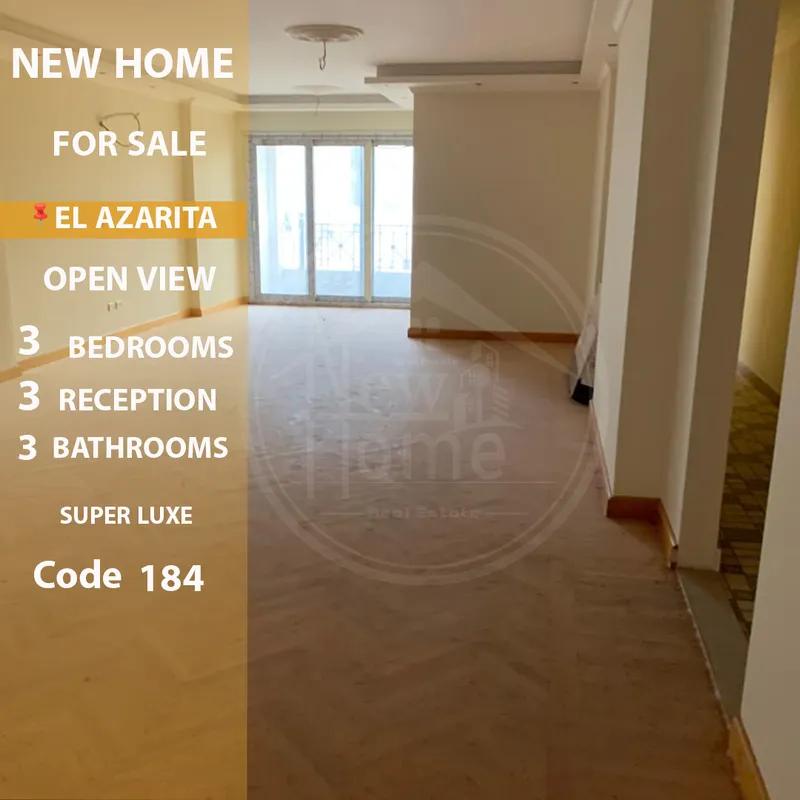 شقة للإيجار 179 م الأزاريطة