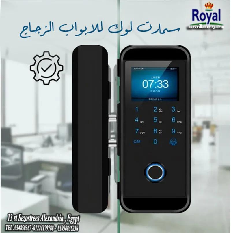 سمارت لوك للابواب الزجاج و السيكوريت في الاسكندرية