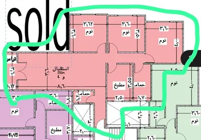 شقه للبيع بالحي السابع مدينه العبور- خلف مدرسة النيل  in القاهرة, مدينة العبور - 24,000 EGP